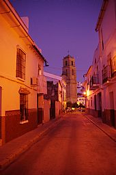 Calle Benito Surez en la noche del 8 de septiembre de 2011