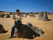 Pinnacles, bosque petrificado cerca de Perth (Australia)