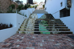 El Ayuntamiento acomete la remodelación de la escalera de los aparcamientos