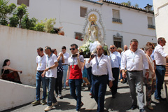 La Virgen de la Cabeza regresa a la Ermita Santa Brígida
