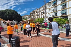 Gran xito de participacin en la Plaza de la Salud