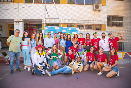 El alcalde visita el campamento de verano de IMAGINA