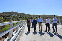 Las obras del puente del Arroyo las Piedras a punto de finalizar