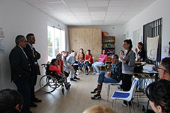 El Alcalde conoce el proyecto ART & INCLUSION de la Asociacin IMAGINA
